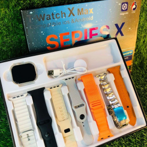 T-Watch X Max Series X 7-in-1 Strap Smartwatch