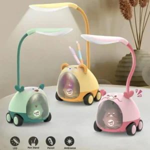 Kuromi Cartoon LED Desk Lamp With Pencil Sharpener & Pen Holder