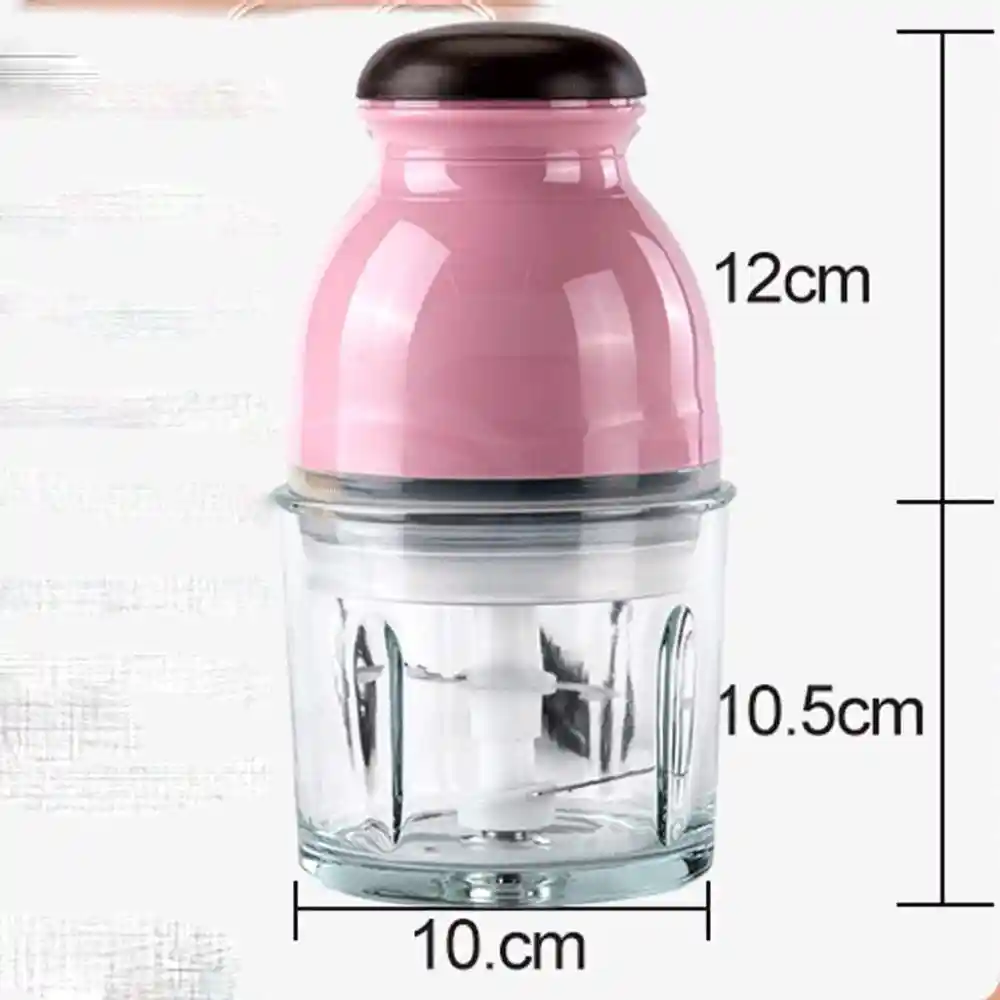 Powerful Speed Electric Capsule Cutter & Blander food Processor Pink - Image 3