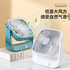 AMC Tech F102 Mini Portable Desktop Fan Strong Wind Anti Slip Stand