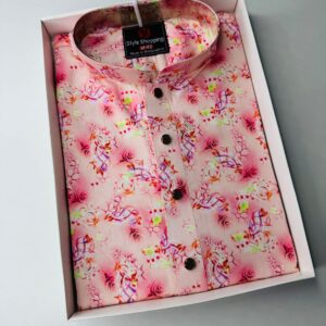 Men’s Cotton Screen Print Panjabi